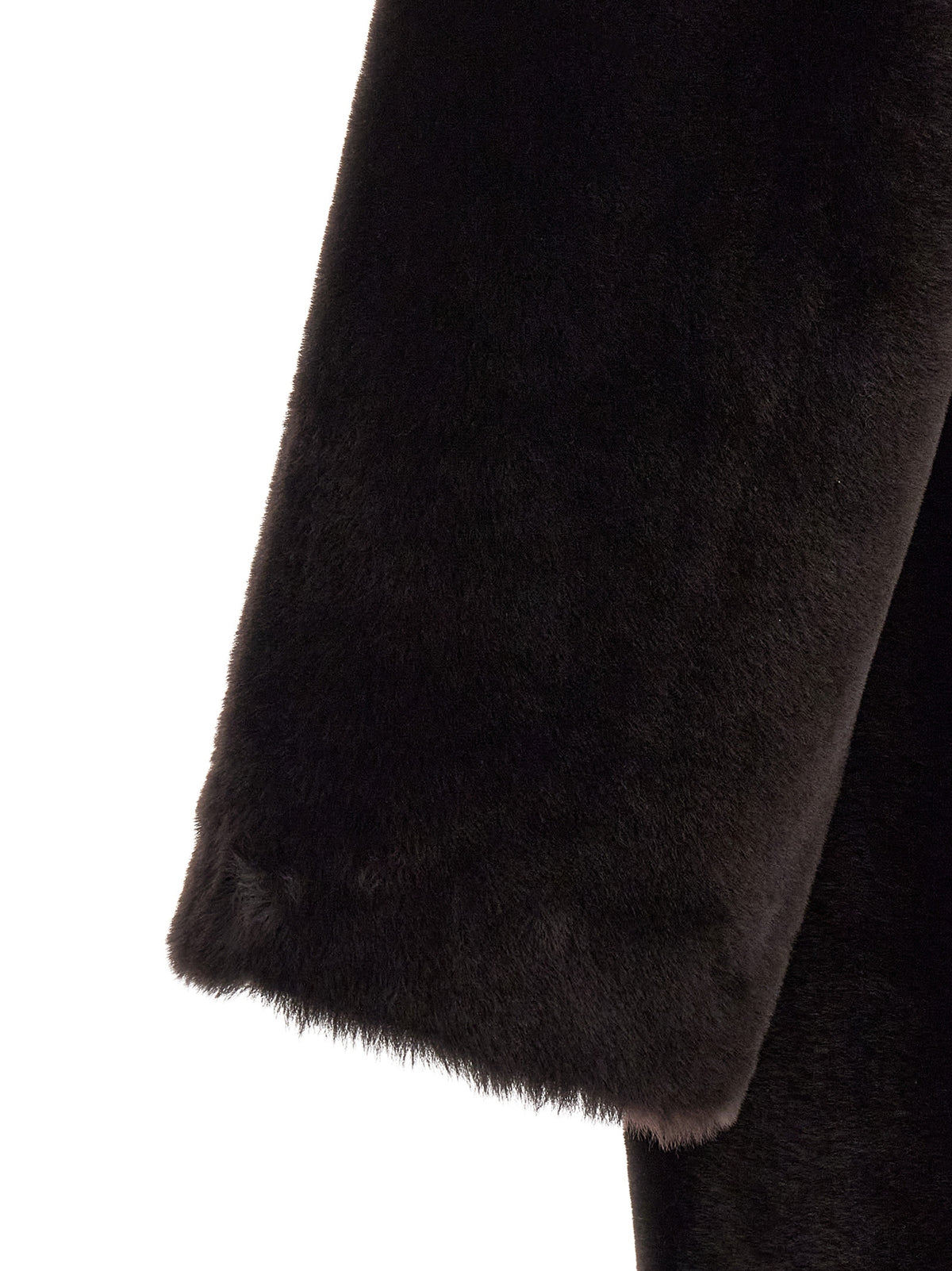 BLANCHA Brown Lamb Fur Coat