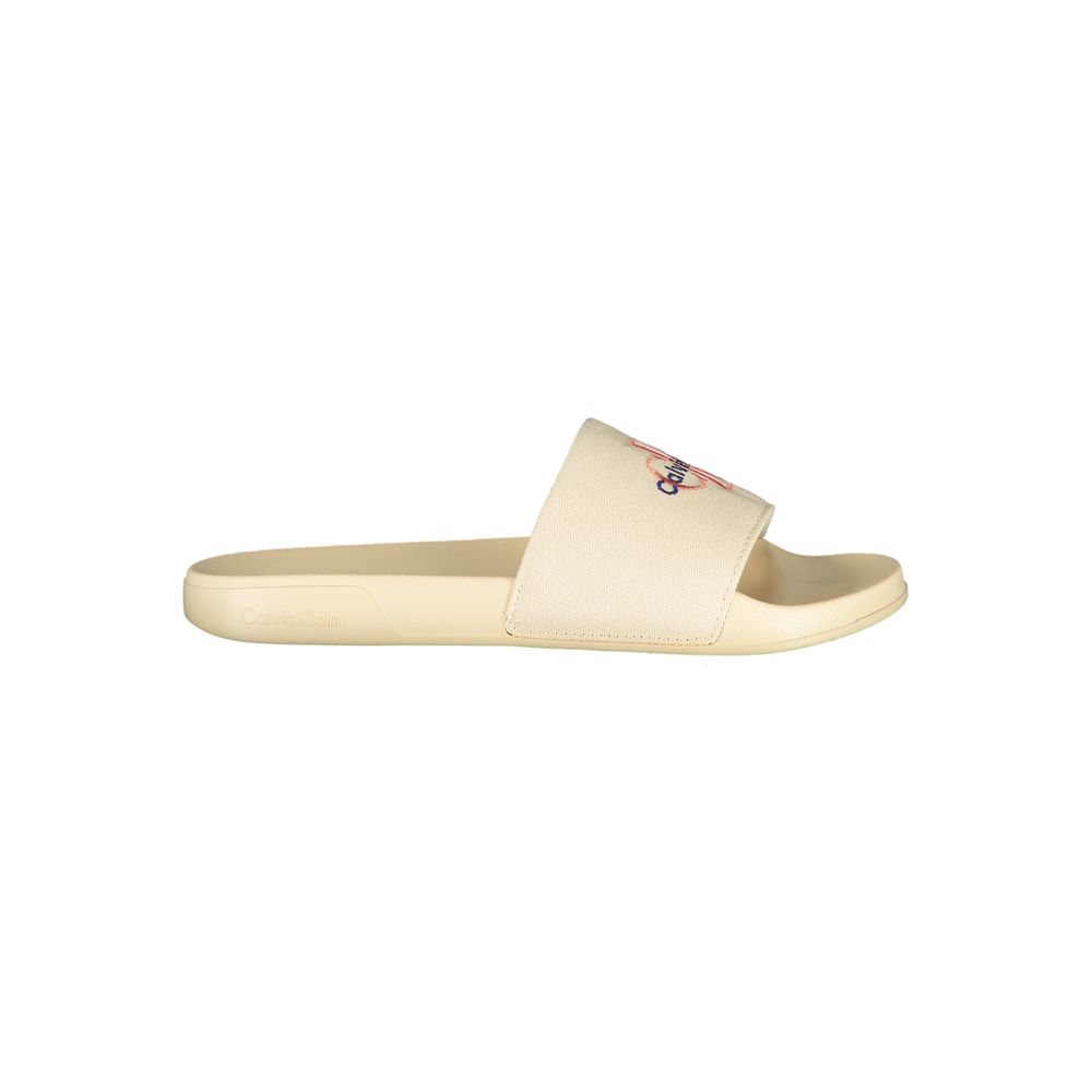 Calvin Klein Beige Polyester Women’s Slippers