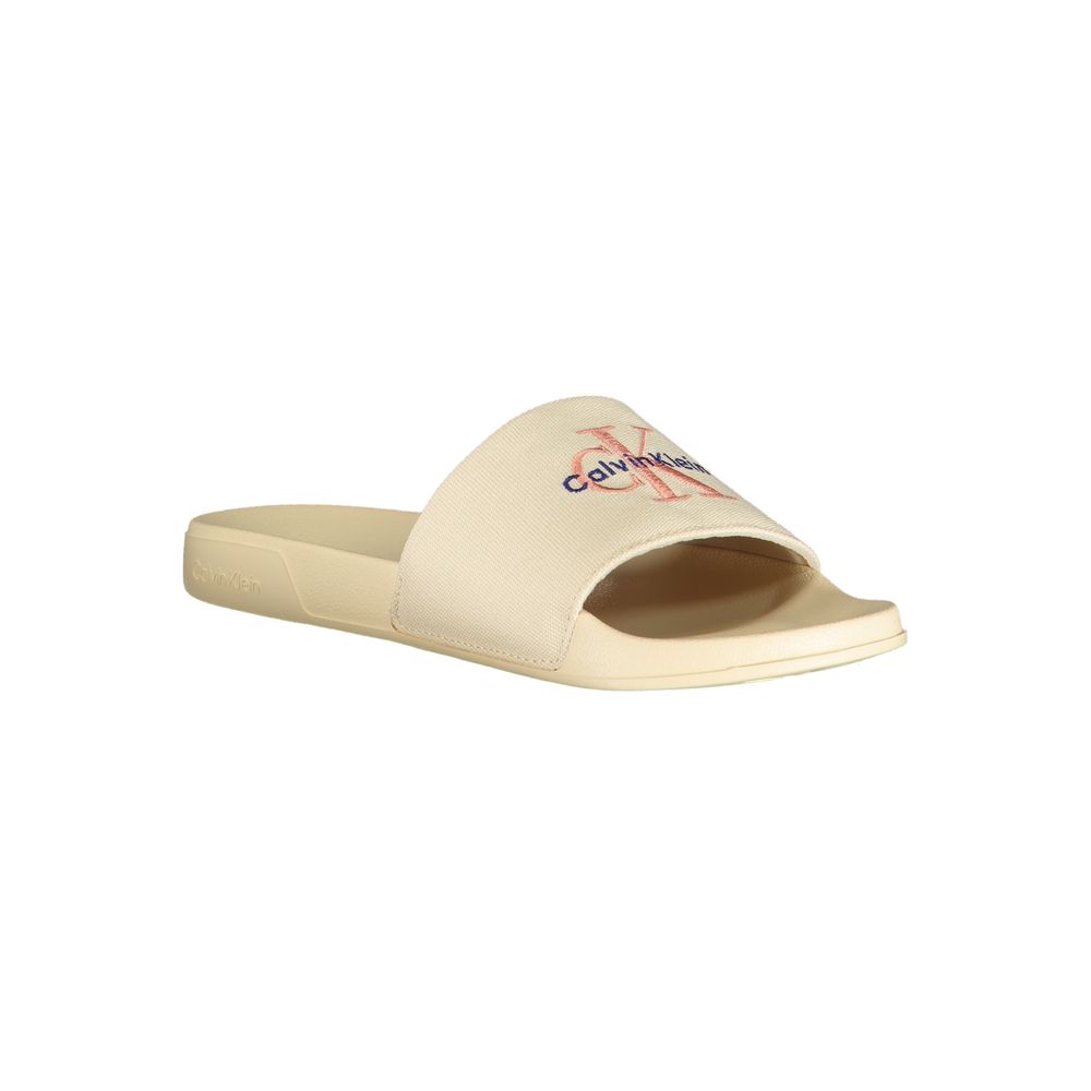 Calvin Klein Beige Polyester Women’s Slippers