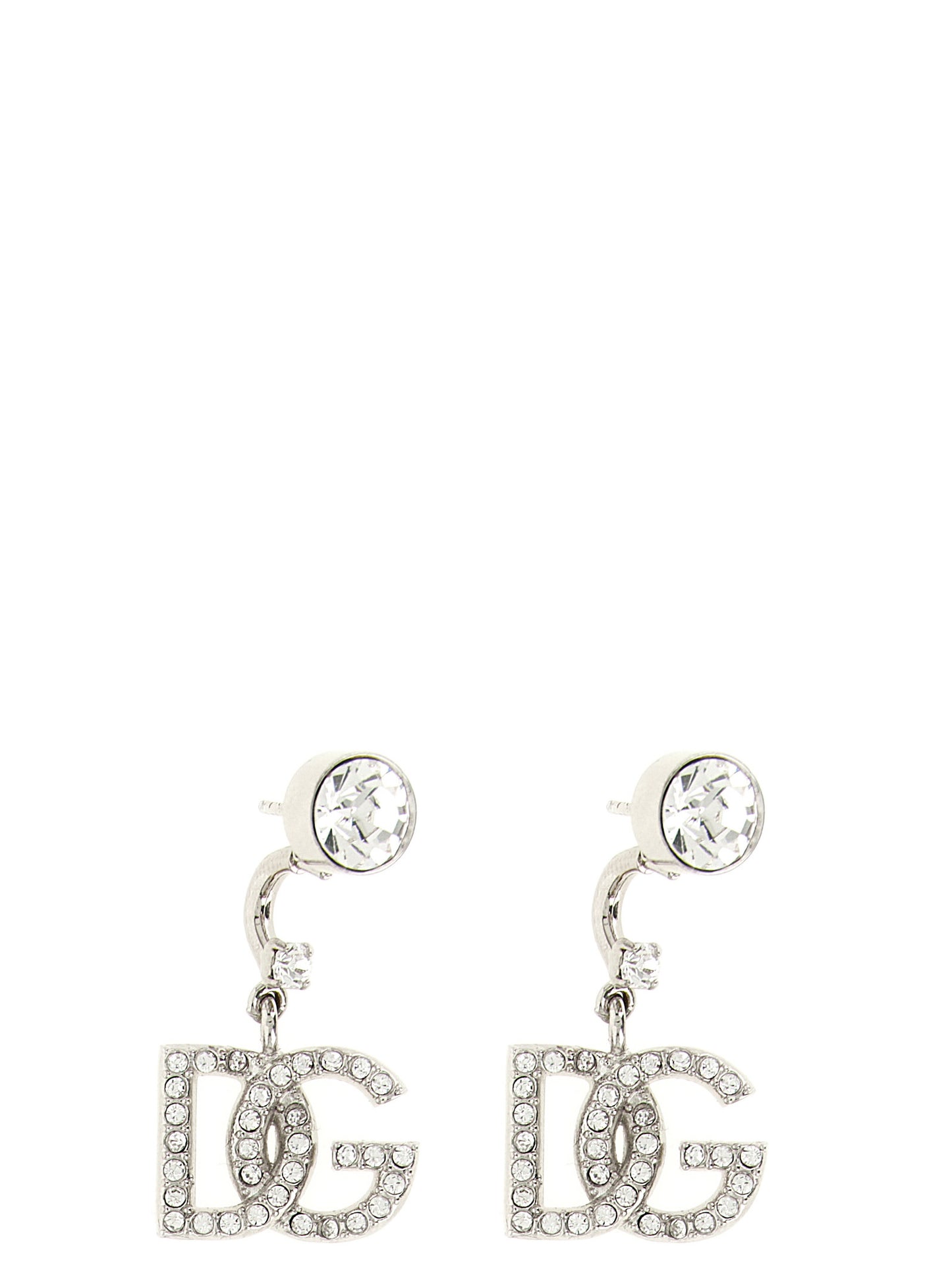 Dolce & Gabbana Silver Brass Earrings