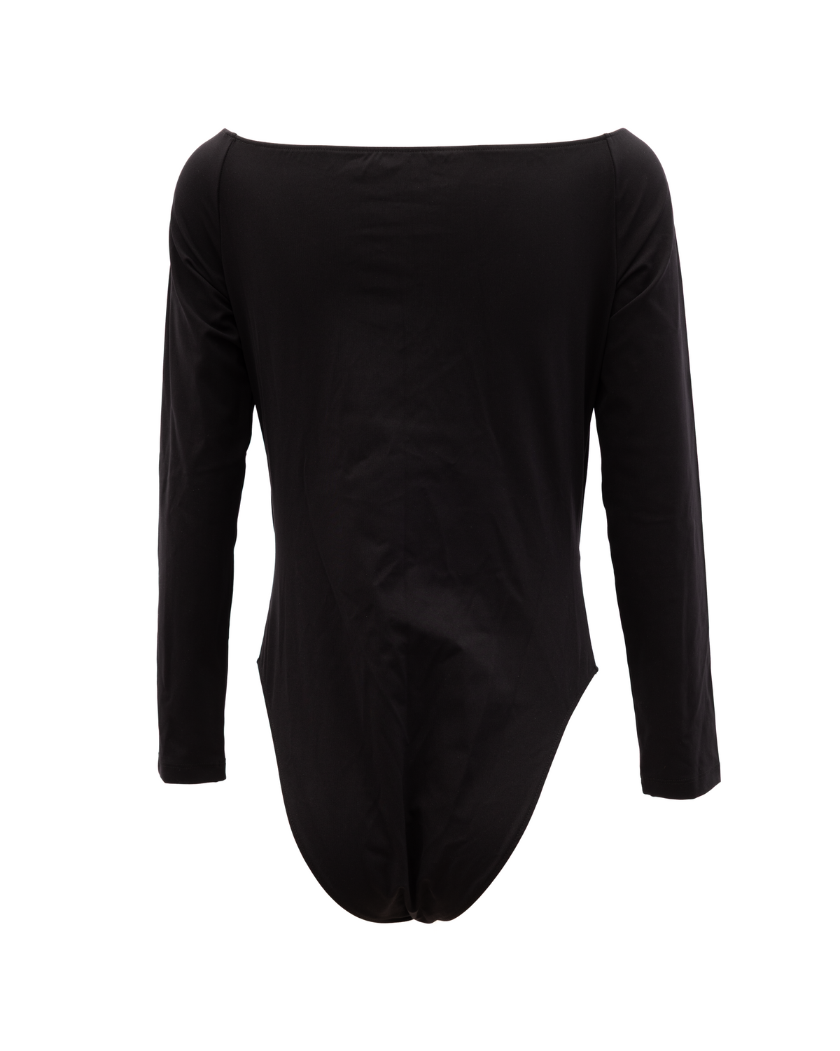 Alexander McQueen Black Cotton Top with White Collar and Knot Detail