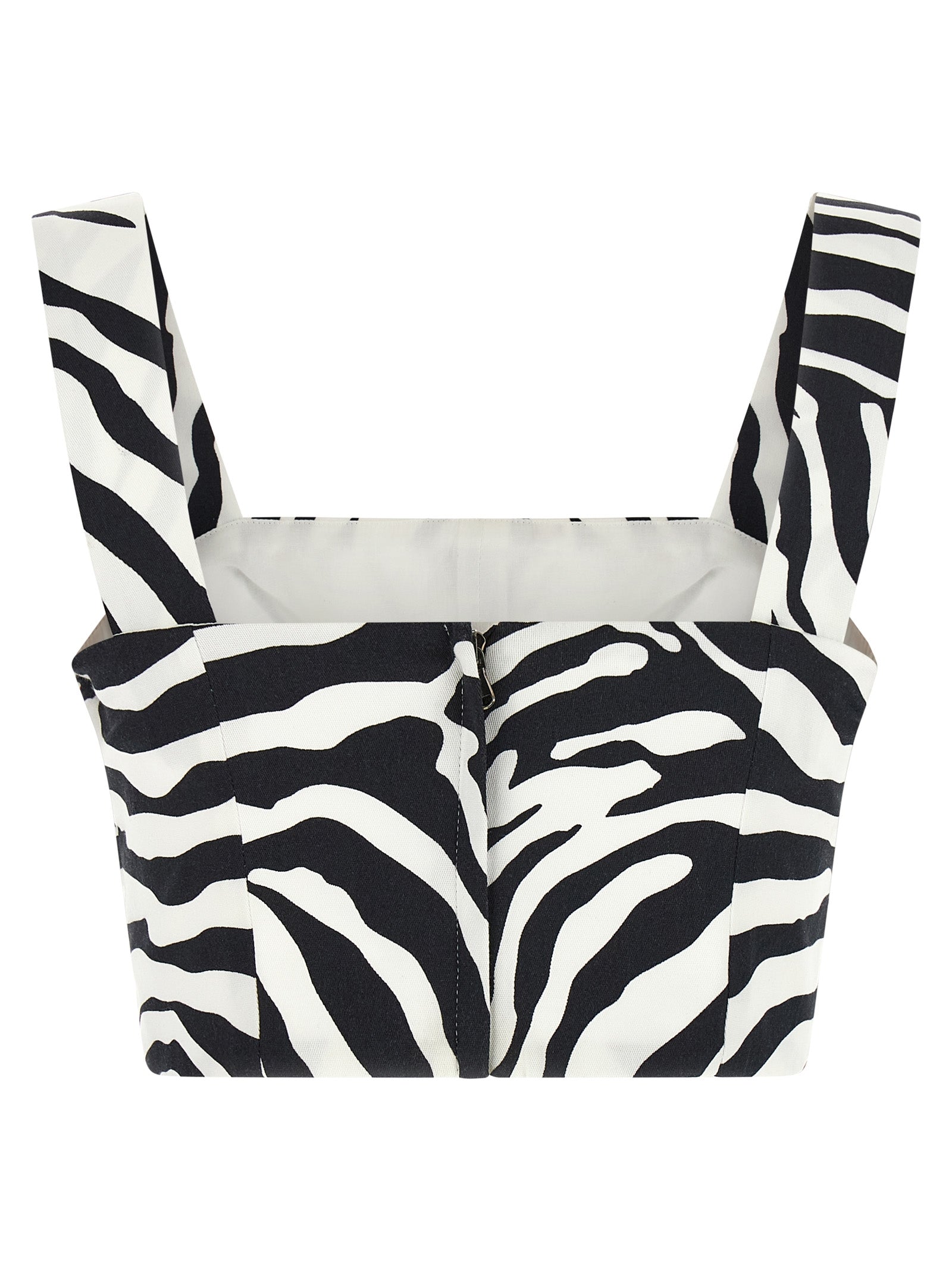 Dolce & Gabbana Bicolor Cotton Tank Top