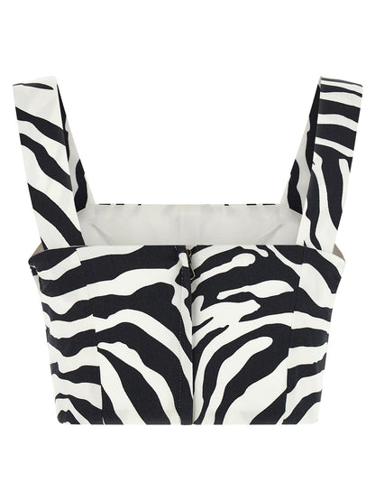 Dolce & Gabbana Bicolor Cotton Tank Top