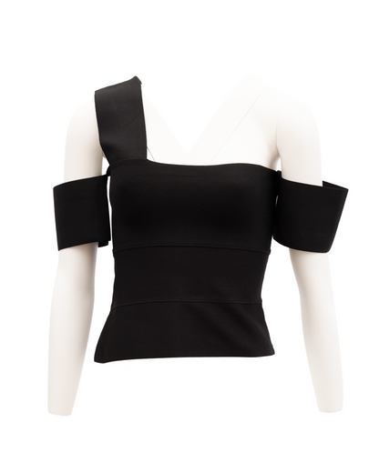Alexander McQueen Women Viscose Top - Black - Size S