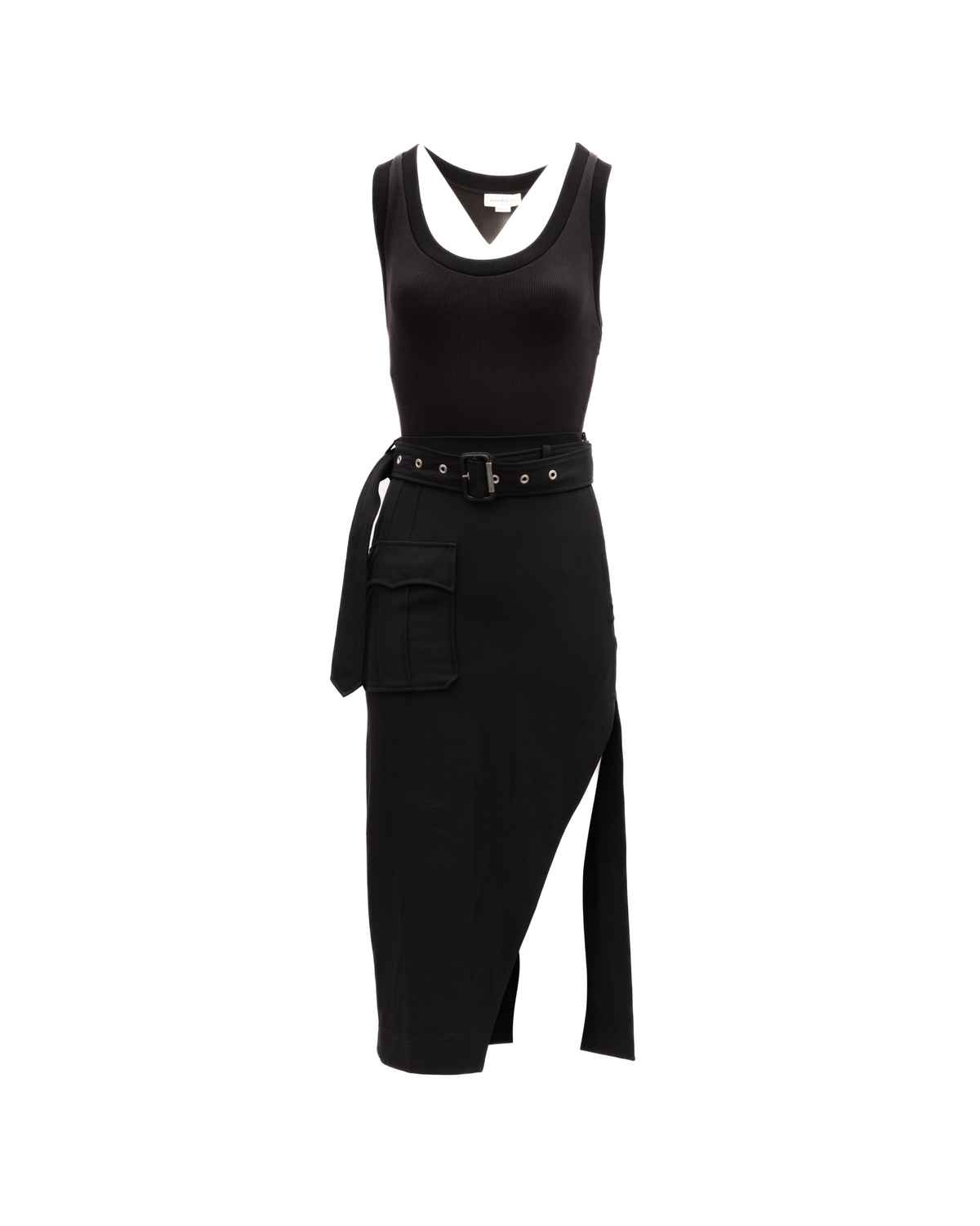 Alexander McQueen Women Acetate Dress in Black
