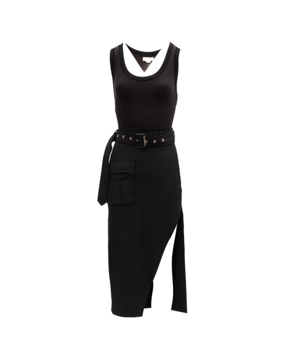 Alexander McQueen Women Acetate Dress in Black