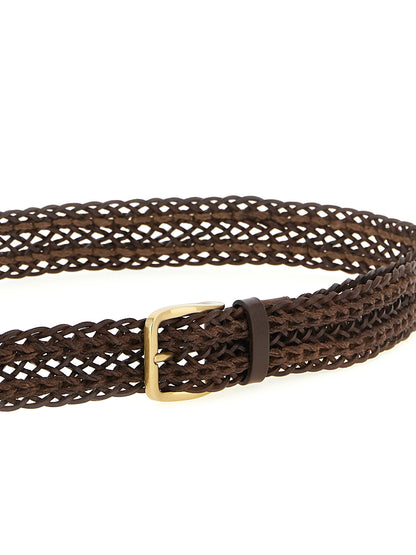 Brunello Cucinelli Brown Calfskin Belt 100 cm / 40 Inches