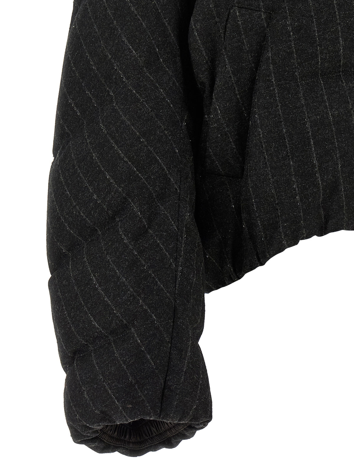 Brunello Cucinelli Gray Virgin Wool Full-Length Jacket