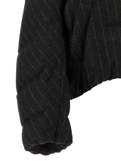 Brunello Cucinelli Gray Virgin Wool Full-Length Jacket