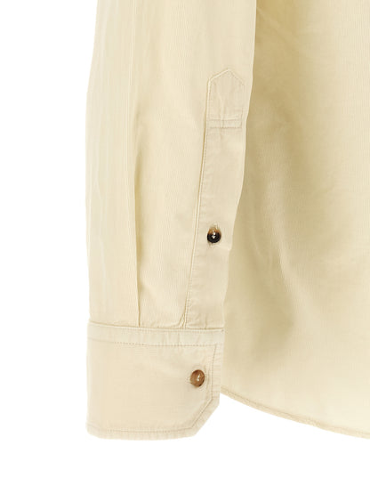Brunello Cucinelli White Cotton Blouse