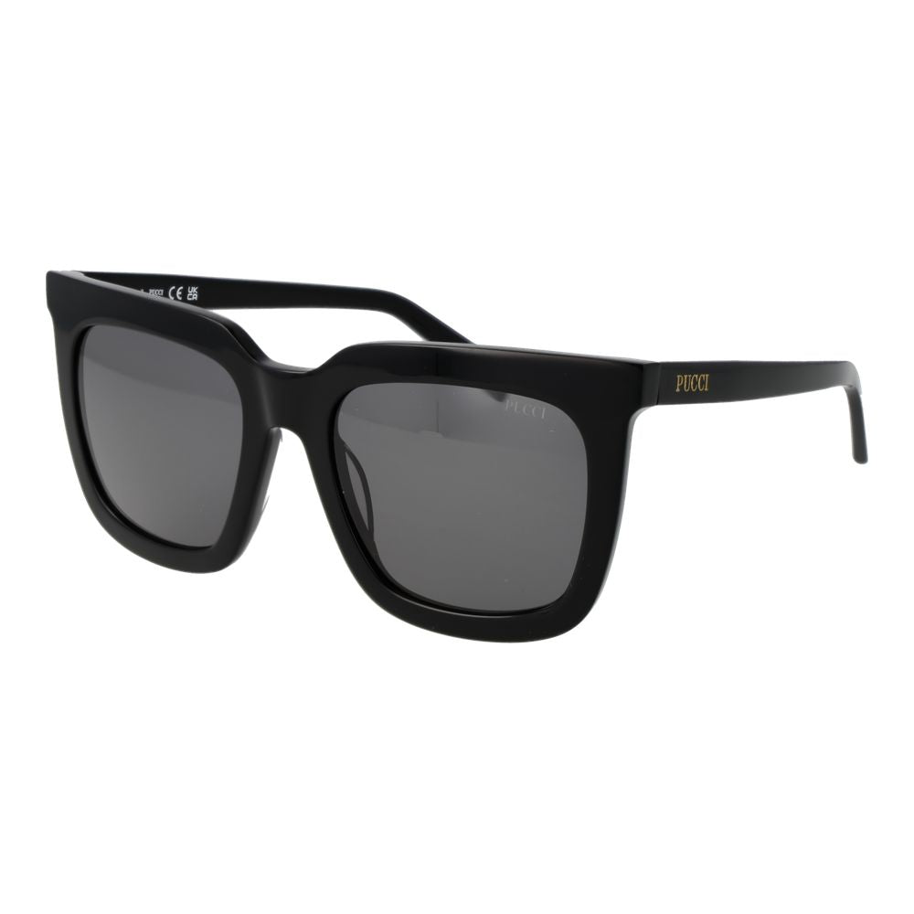Emilio Pucci Women’s Sunglasses – Black Full-Rim Frame