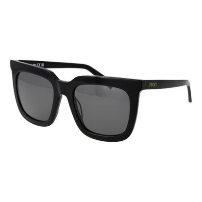 Emilio Pucci Women’s Sunglasses – Black Full-Rim Frame