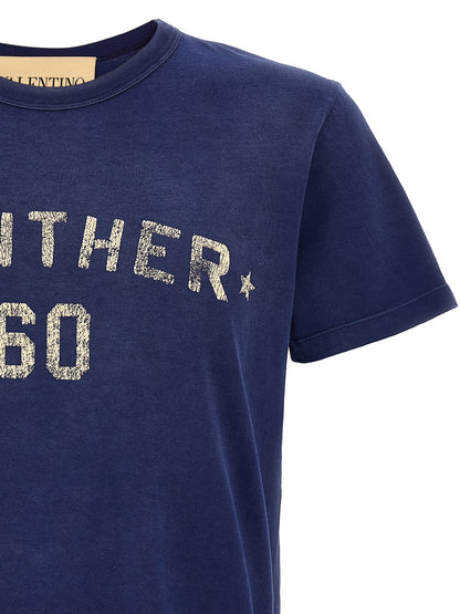 Valentino Garavani Blue Cotton Sportswear T-Shirt