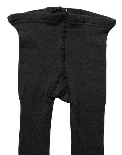 Dolce & Gabbana Gray Cotton Tights Stocking Pantyhose Socks