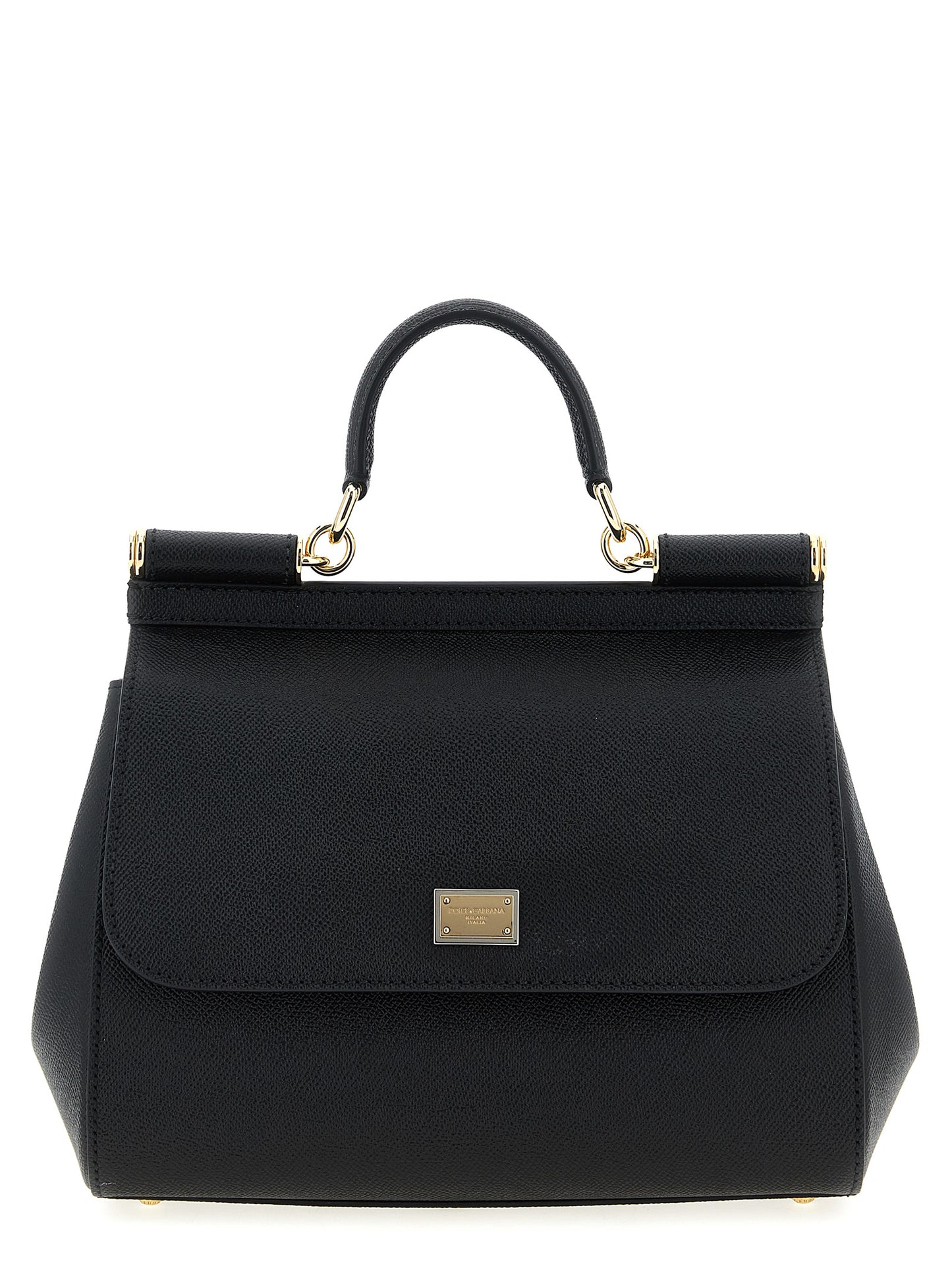 Dolce & Gabbana Black Calfskin Handbag