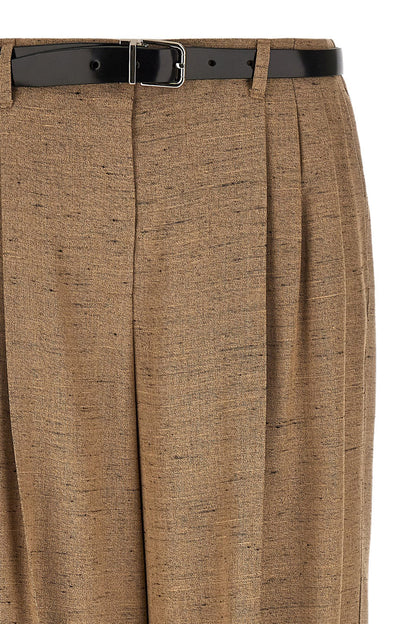 Dolce & Gabbana Beige Viscose Casual Pants
