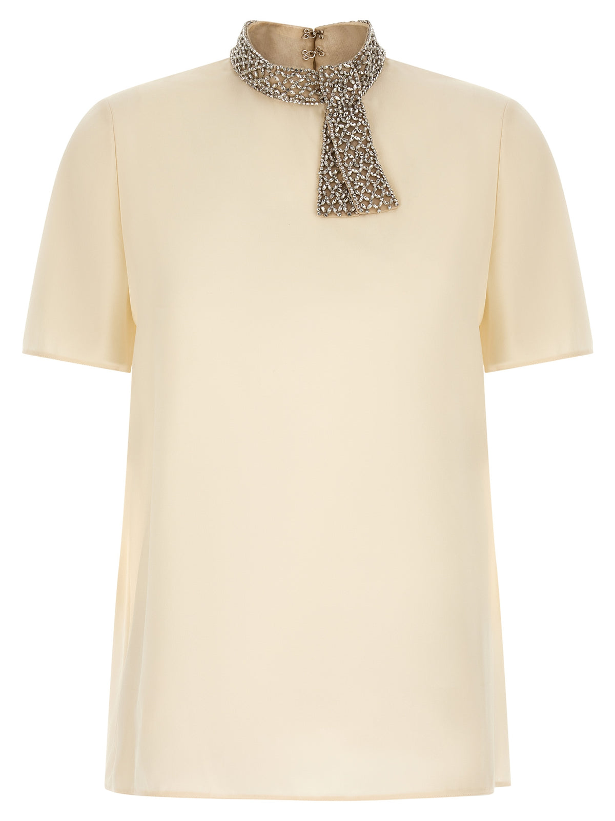 Valentino Garavani White Silk Tank Top