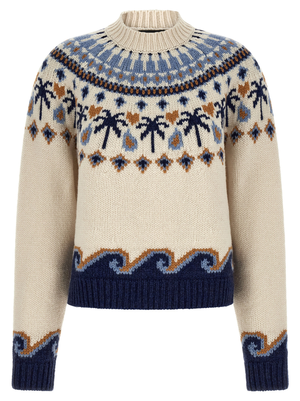 Alanui Multicolor Virgin Wool Cardigan