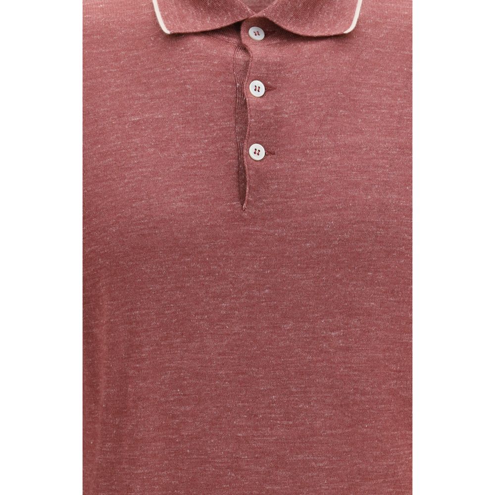Brunello Cucinelli Bordeaux Cashmere Dress Shirt