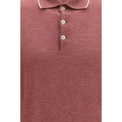 Brunello Cucinelli Bordeaux Cashmere Dress Shirt