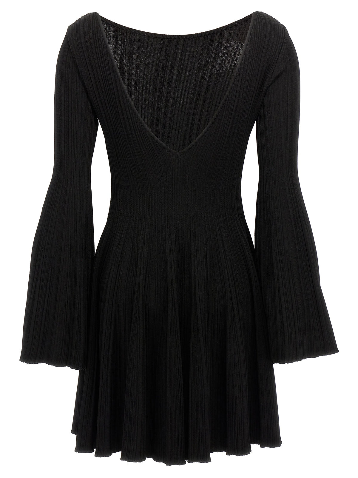 ANTONINO VALENTI Black Viscose Mini Skirt