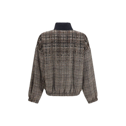 Brunello Cucinelli Beige Polyamide Full-Length Jacket