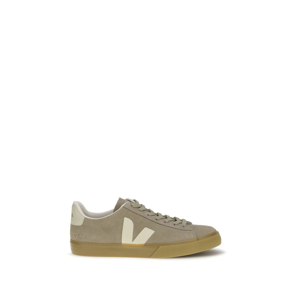 Veja Beige Calf Leather Bos Taurus Low Top Sneakers
