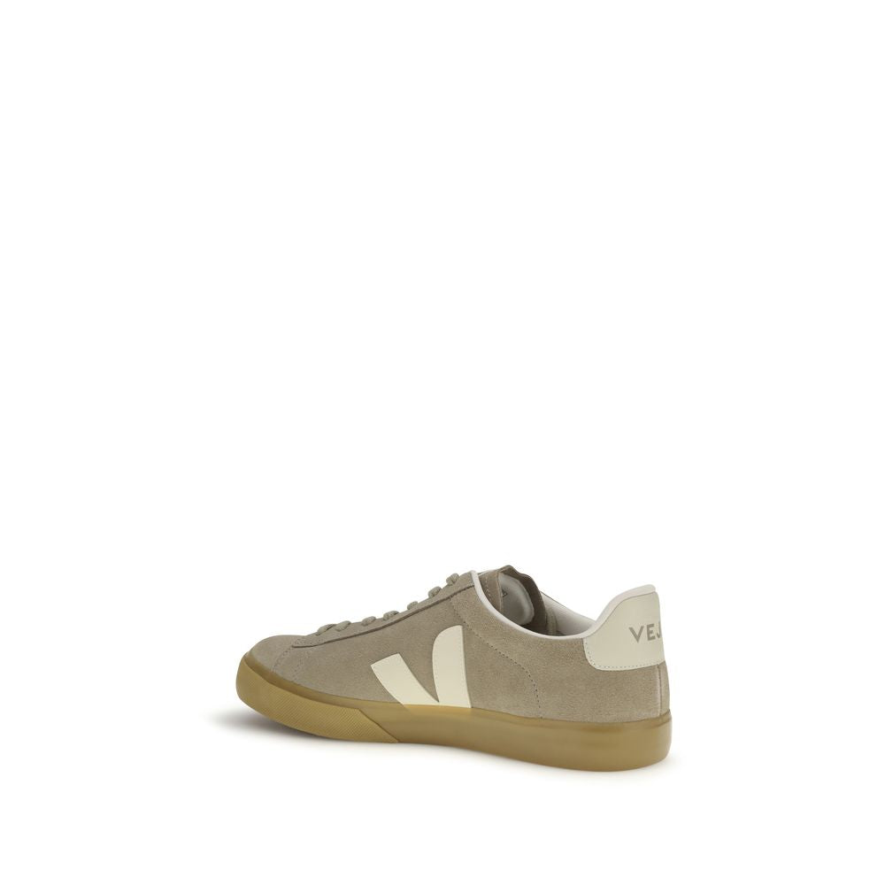 Veja Beige Calf Leather Bos Taurus Low Top Sneakers
