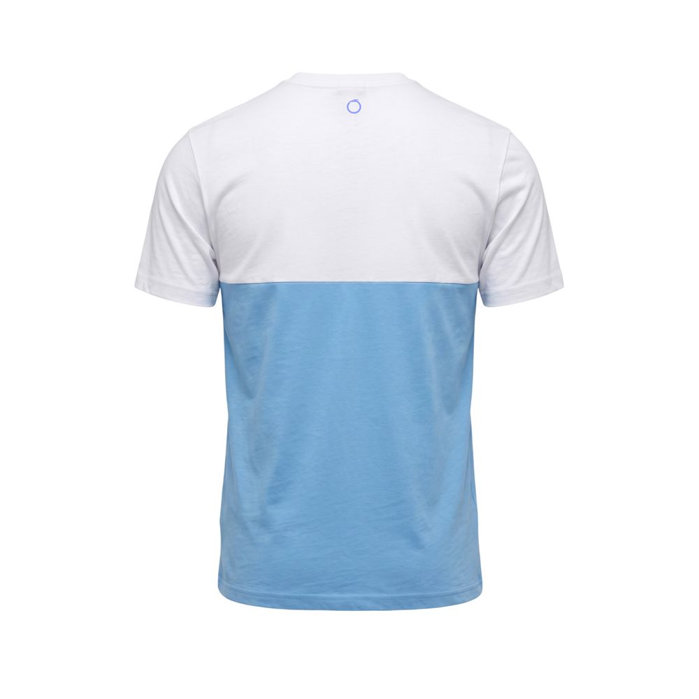 Trussardi Beachwear Light Blue Polyester T-Shirt