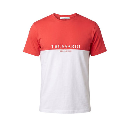 Trussardi Beachwear White Polyester T-Shirt