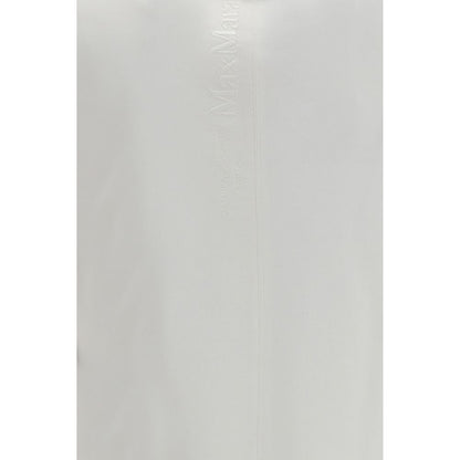 S Max Mara White Cotton Long Sleeve T-Shirt