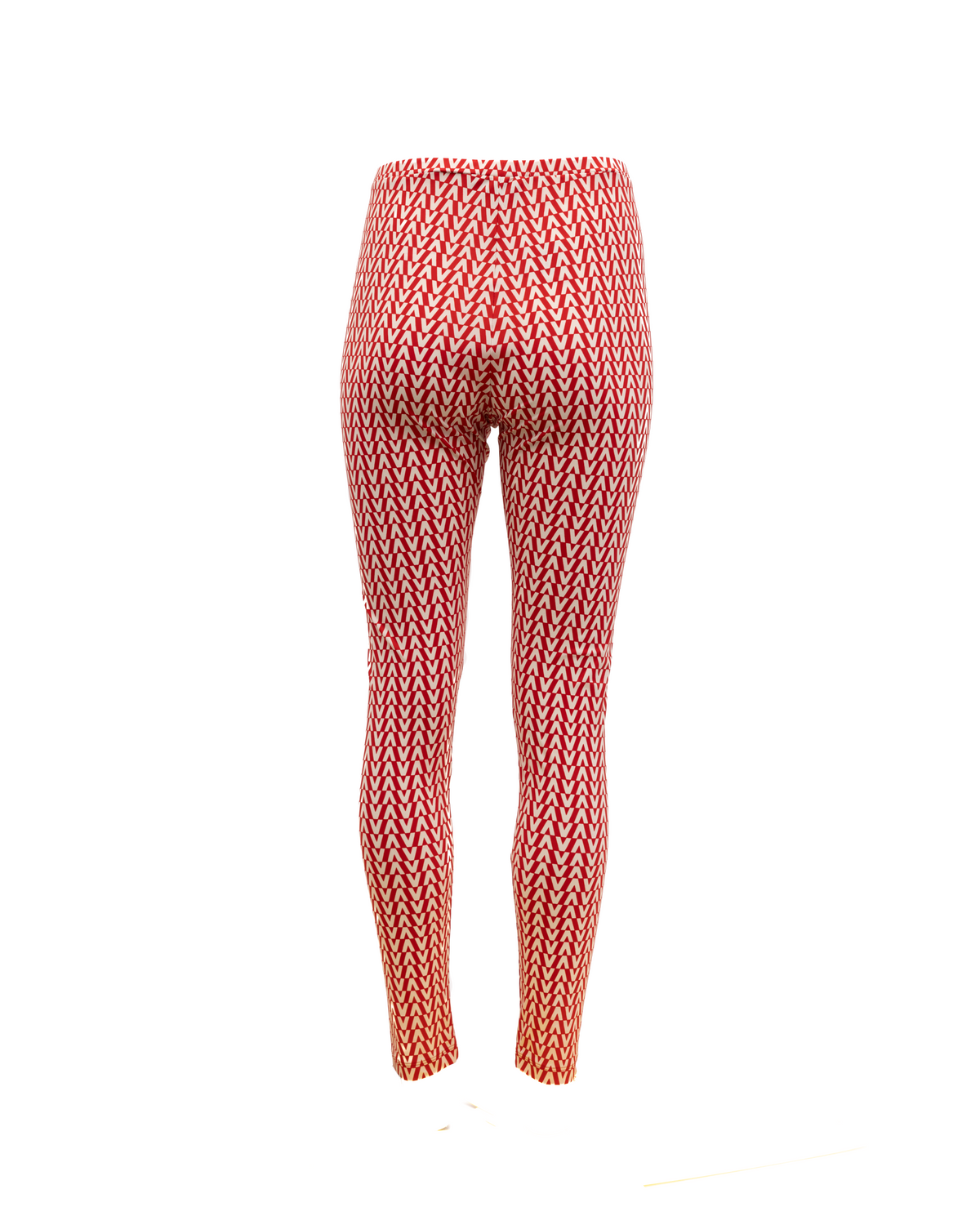 Valentino Garavani Women Silk Leggings - Red and White
