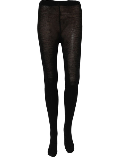 Dolce & Gabbana Black Wool Stretch Tights