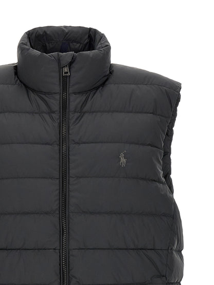 Polo Ralph Lauren Black Polyester Sleeveless Jacket
