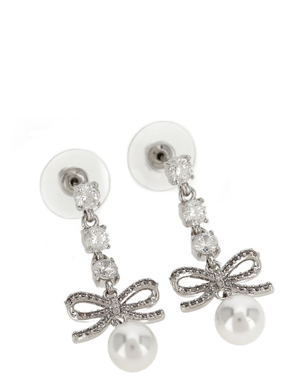 Self-Portrait Silver Brass Earrings