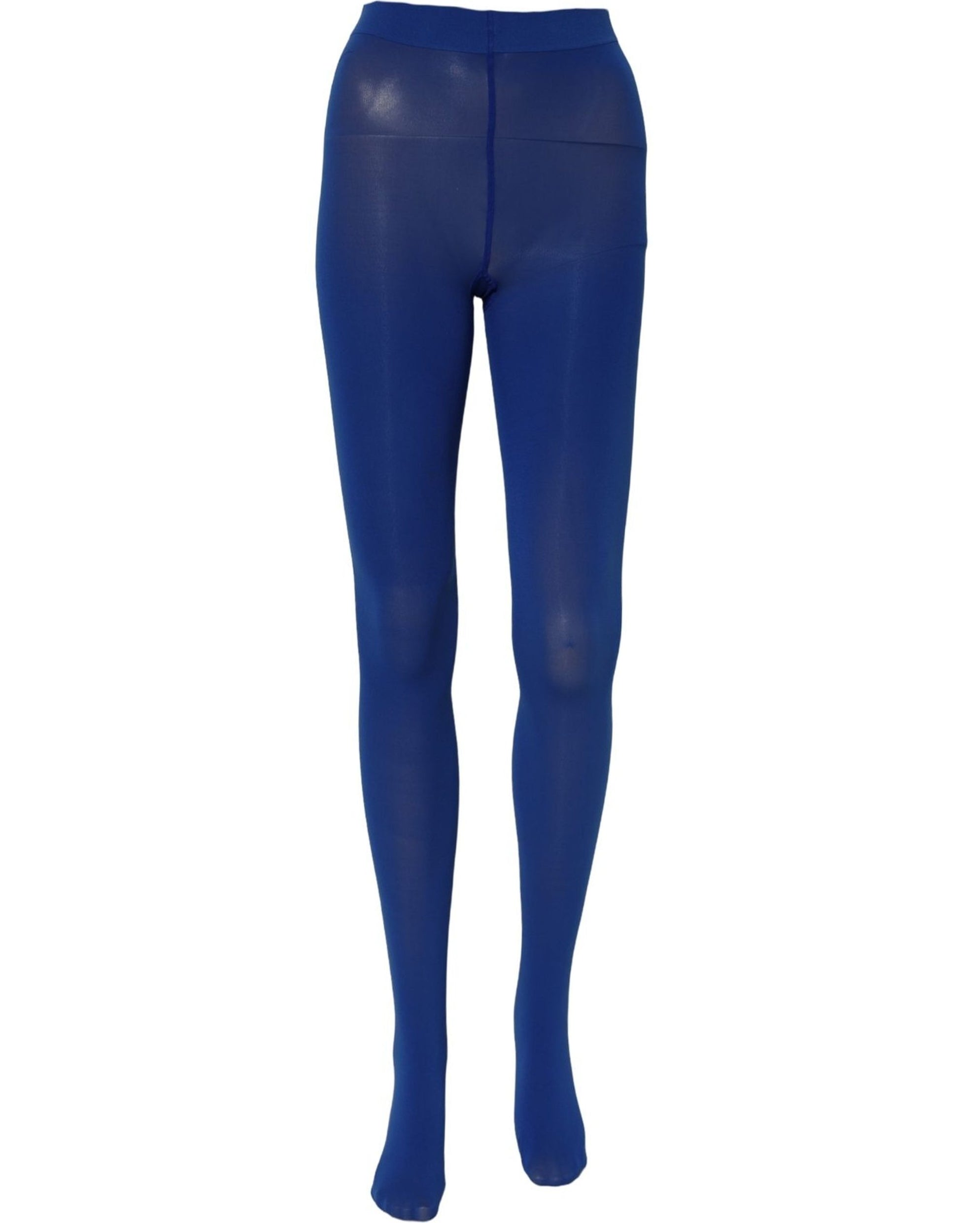 Dolce & Gabbana Blue Nylon Tights Stocking Pantyhose Socks