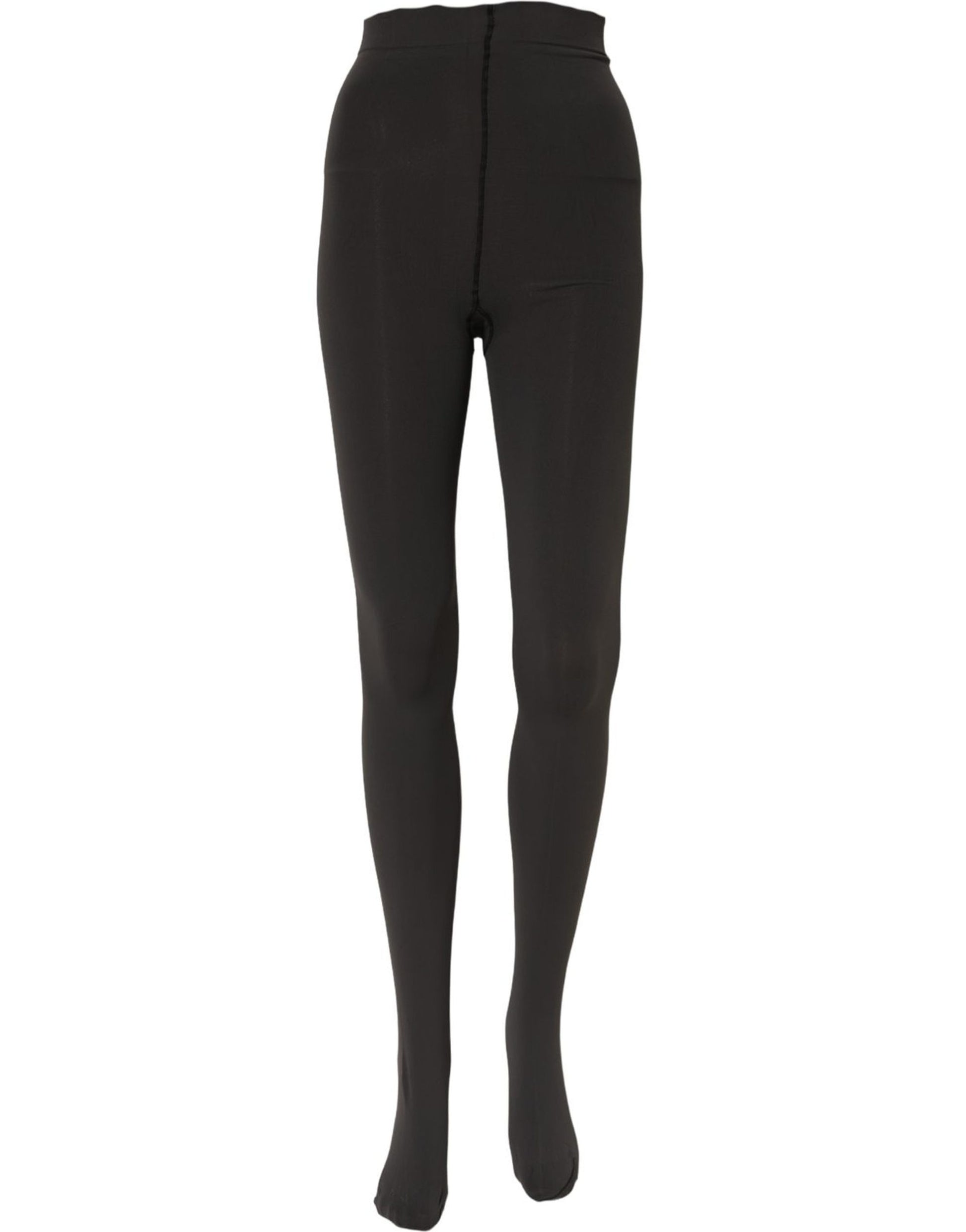 Dolce & Gabbana Black Nylon Tights Pantyhose Socks L
