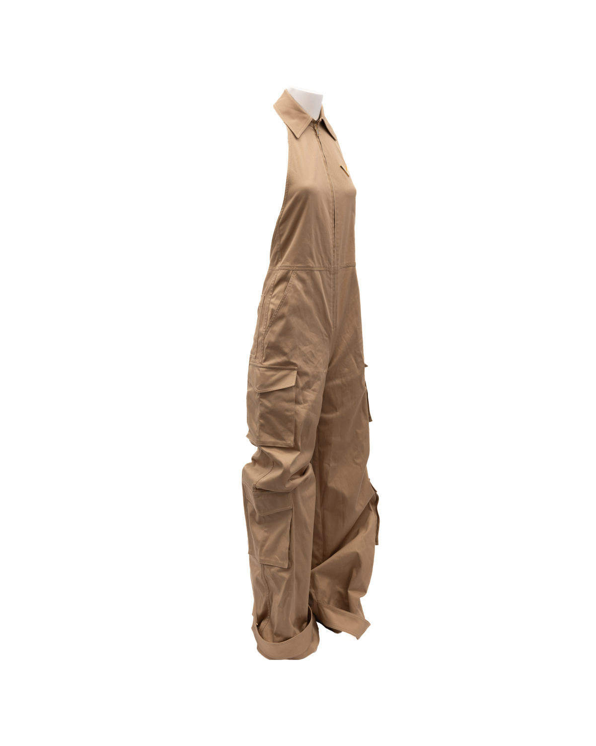 Valentino Garavani Women Beige Jumpsuit with an Open Back