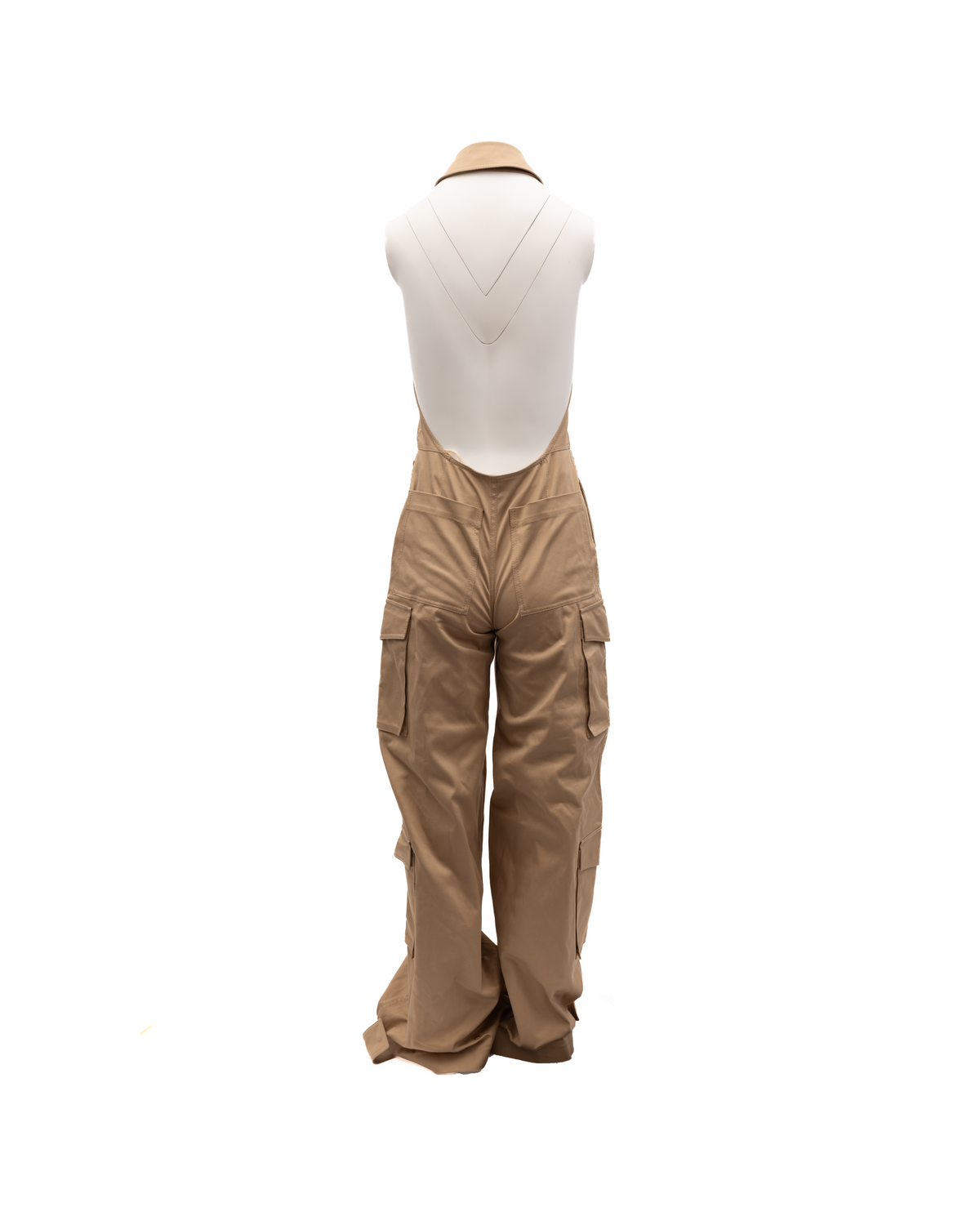 Valentino Garavani Women Beige Jumpsuit with an Open Back