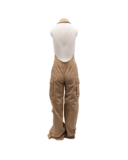 Valentino Garavani Women Beige Jumpsuit with an Open Back