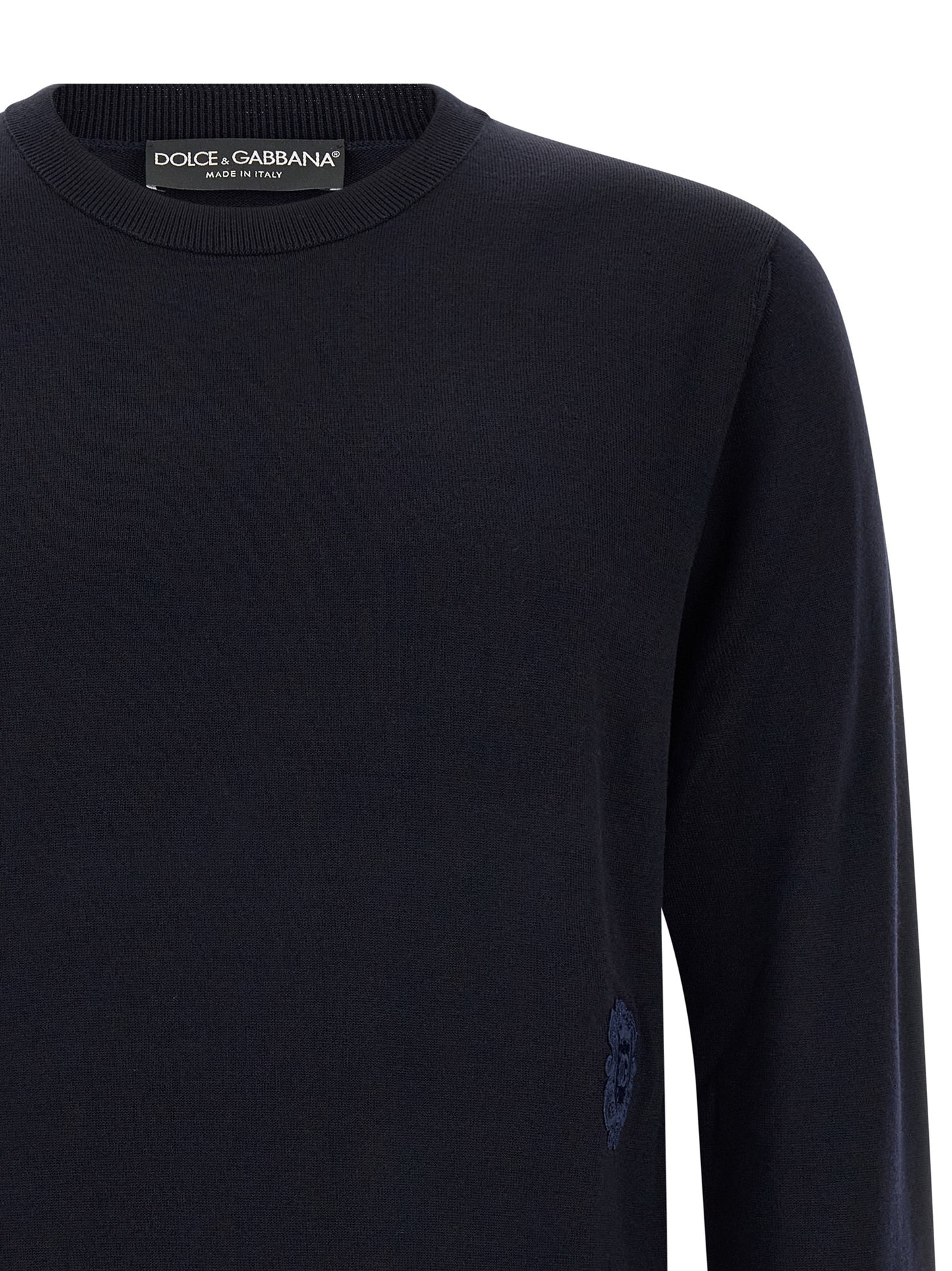 Dolce & Gabbana Blue Virgin Wool Cardigan IT56 | XL