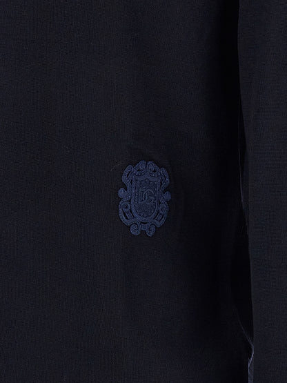 Dolce & Gabbana Blue Virgin Wool Cardigan IT56 | XL
