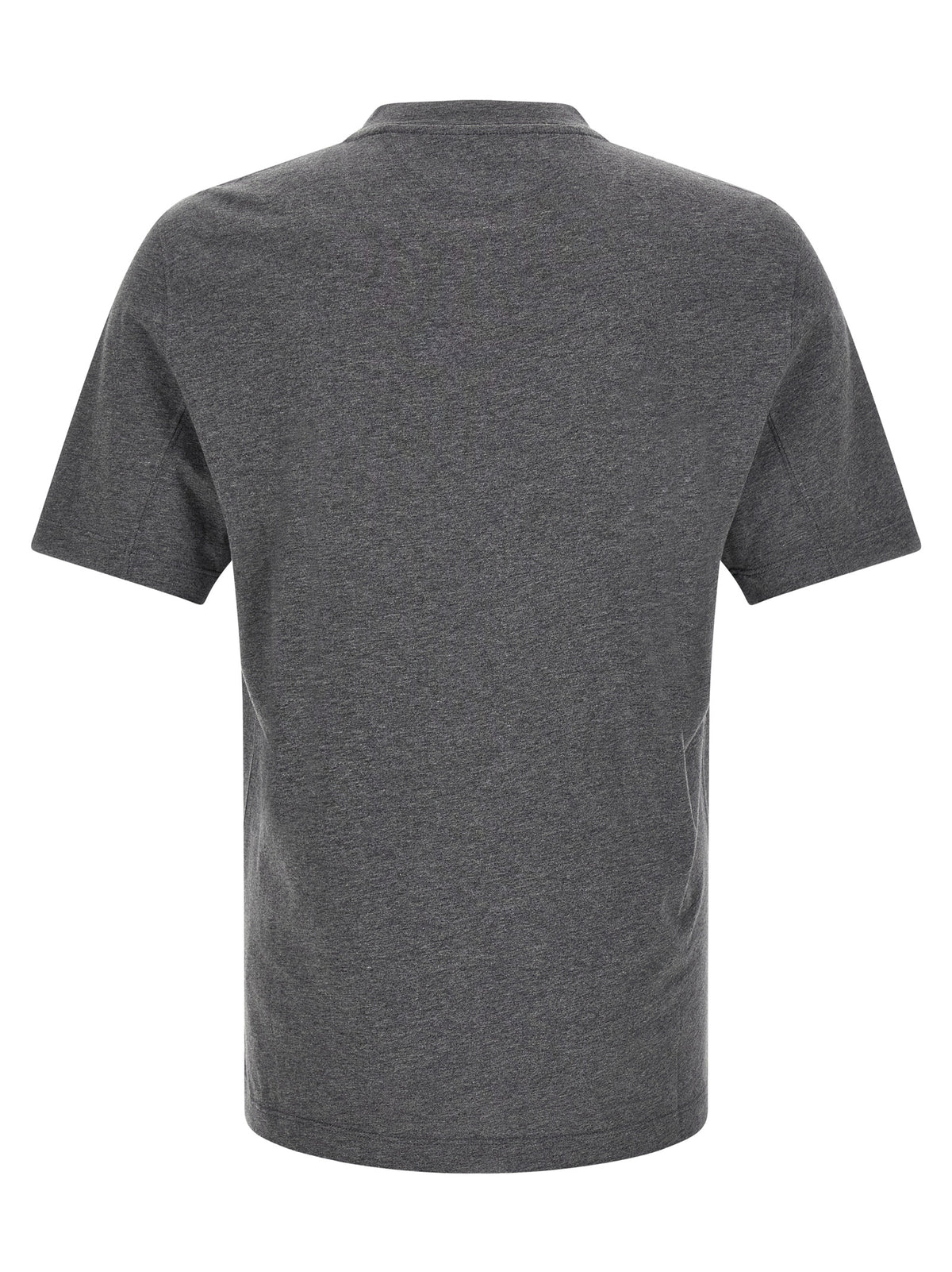 Brunello Cucinelli Gray Cotton T-Shirt - M