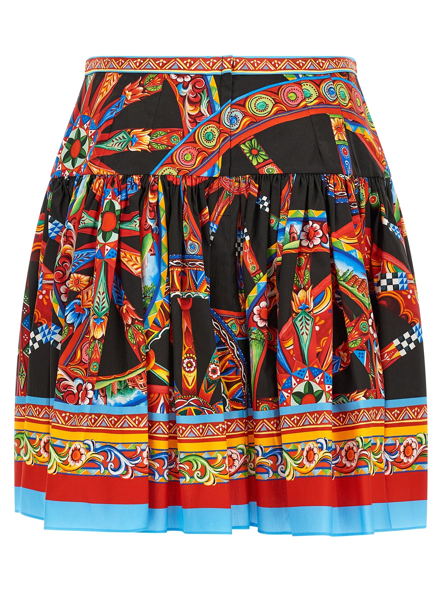 Dolce & Gabbana Multicolor Cotton Long Skirt