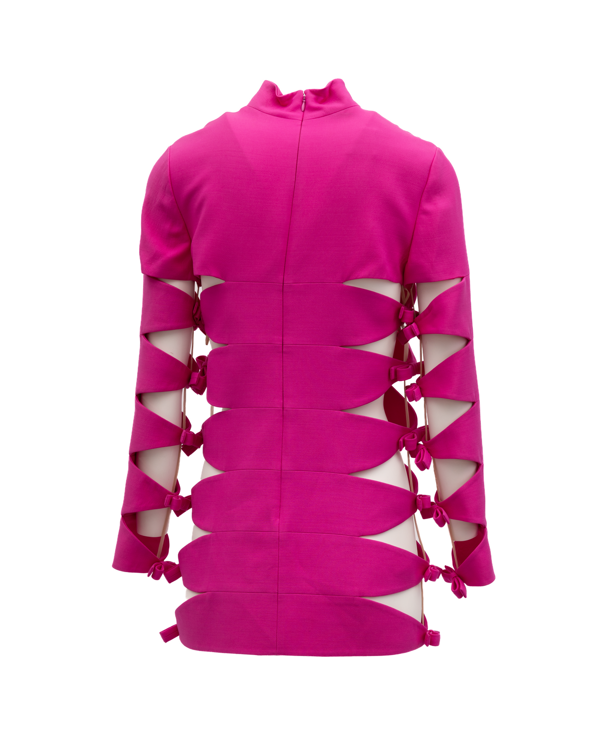 Valentino Garavani Mini Cut-out Dress in Pink