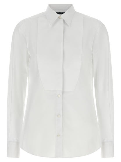 Dolce & Gabbana White Cotton Blouse
