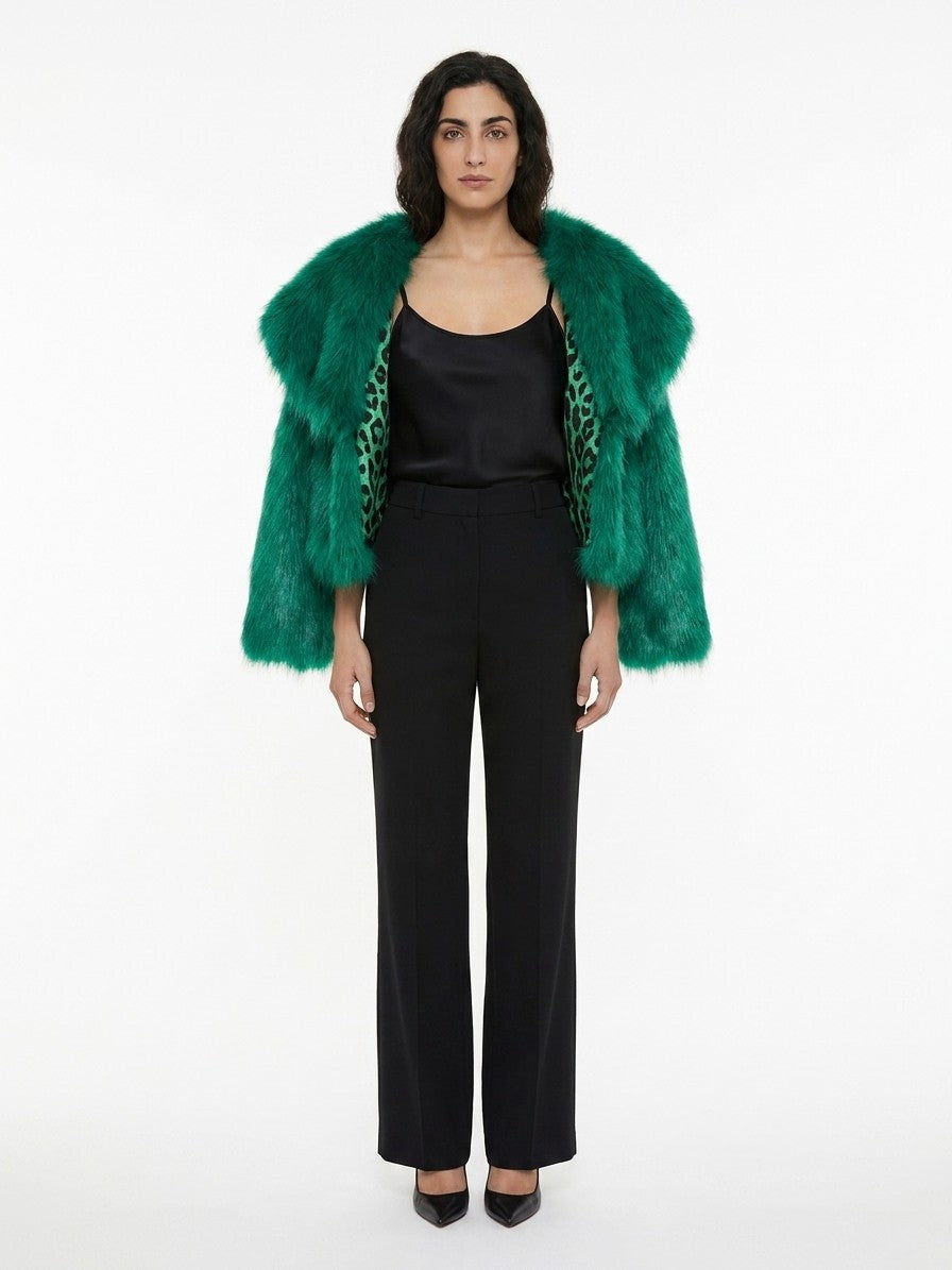 Dolce & Gabbana Green MicroModal Coat - IT36|XXS
