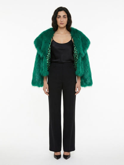 Dolce & Gabbana Green MicroModal Coat - IT36|XXS