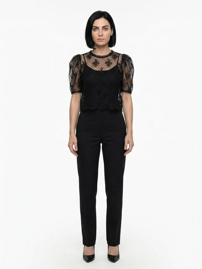 Dolce & Gabbana Black Nylon T-Shirt