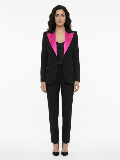 Dolce & Gabbana Black Elastane Jacket